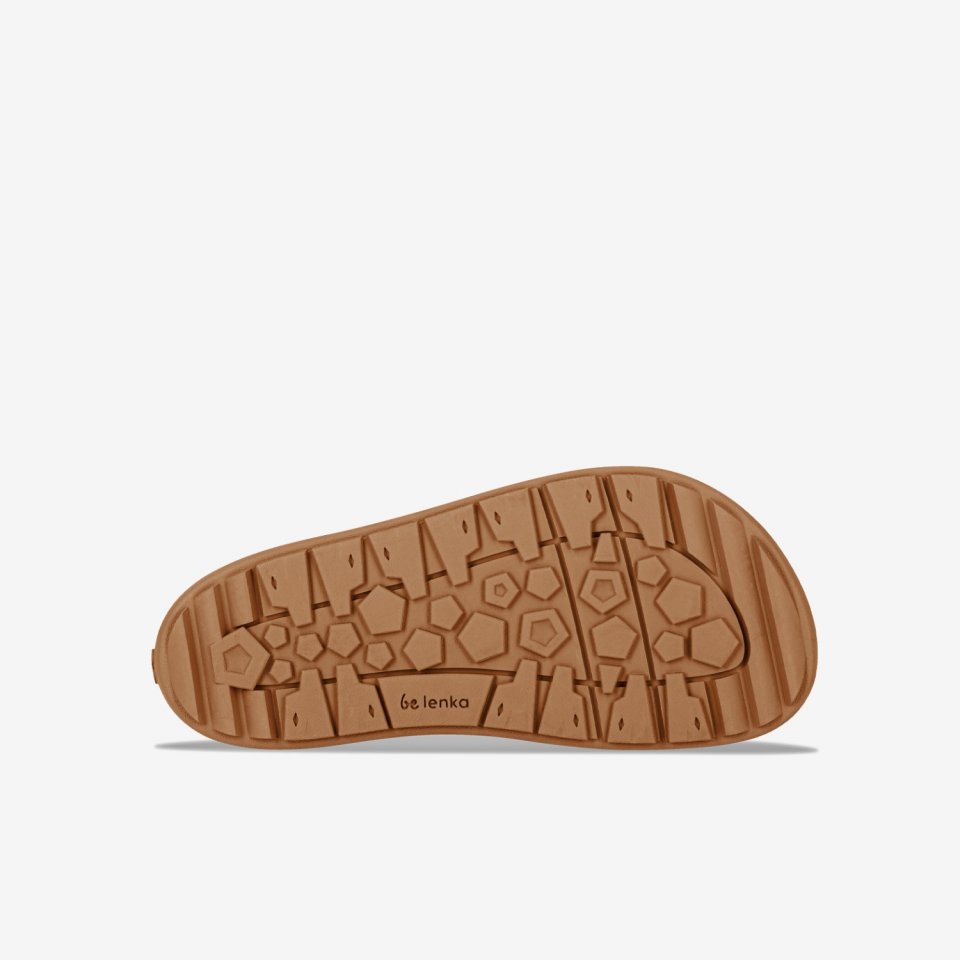 Kids winter barefoot boots Be Lenka Zippu Kids - All Brown
