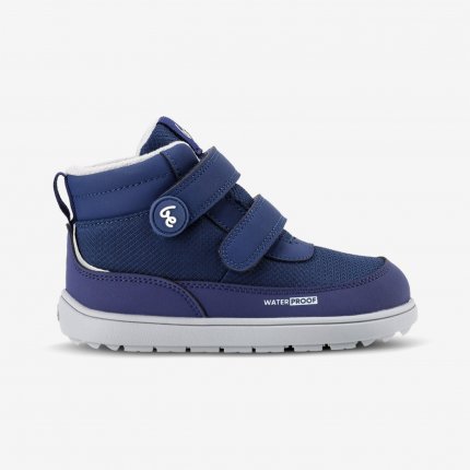 Kids winter barefoot boots Be Lenka Zippu Kids - Navy