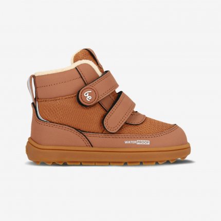 Detské zimné barefoot topánky Be Lenka Zippu Preschool - All Brown