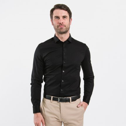 Men’s Shirt Slim Be Lenka Essentials - Jet Black
