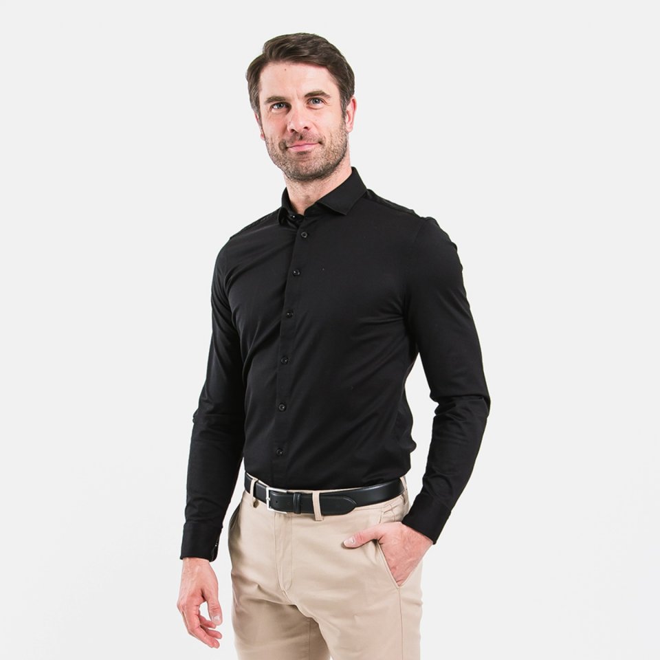 Men’s Shirt Slim Be Lenka Essentials - Jet Black