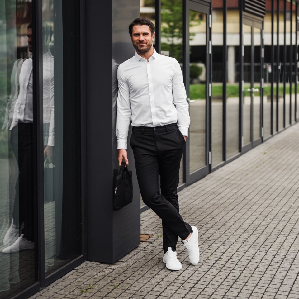Men’s Shirt Slim Be Lenka Essentials - White