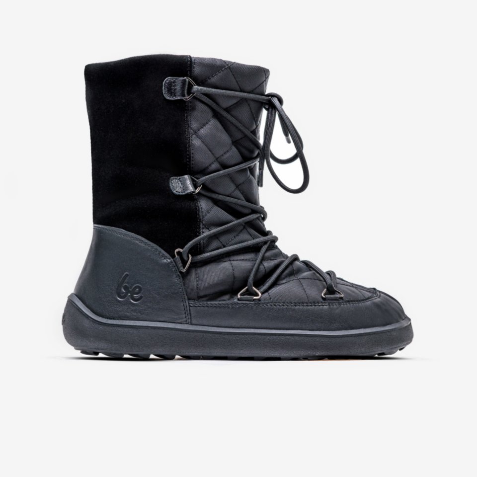 Winter Barefoot Boots Be Lenka Snowfox Woman - All Black