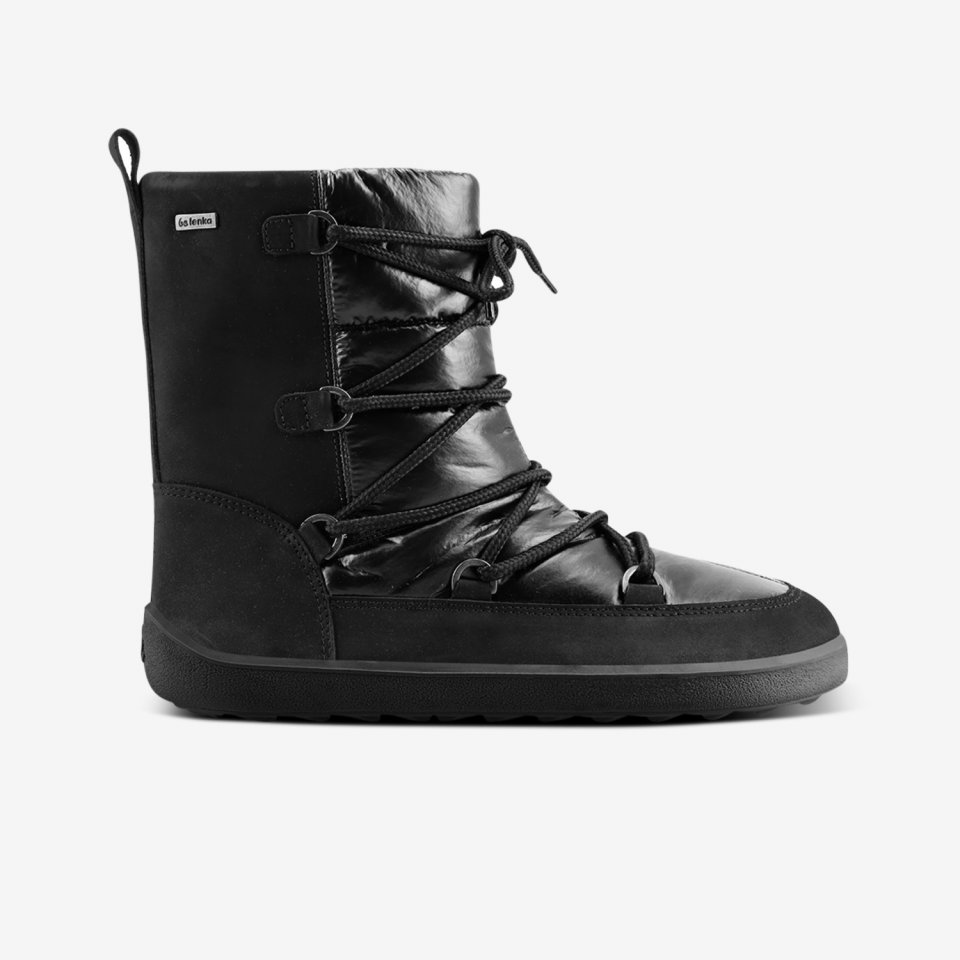 Winter Barefoot Boots Be Lenka Snowfox Woman - Black