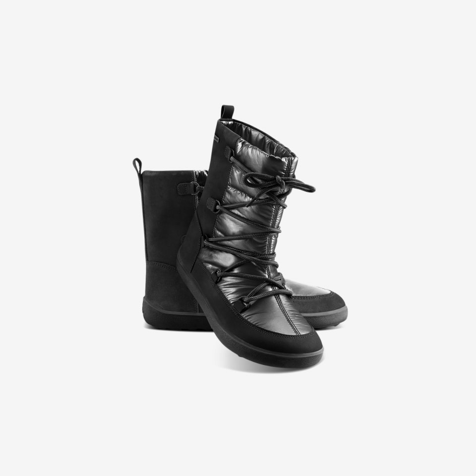 Winter Barefoot Boots Be Lenka Snowfox Woman - Black
