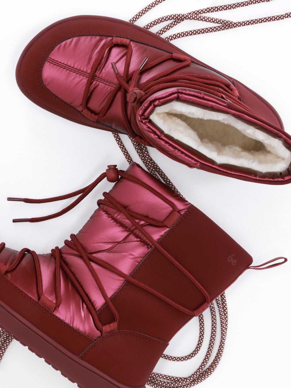 Barefoot snehule Be Lenka Snowfox Woman Vegan - Burgundy