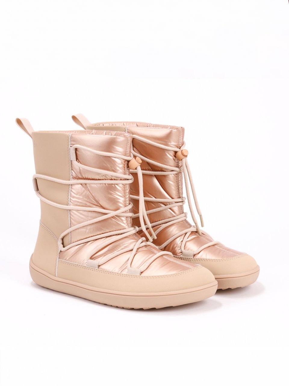 Barefoot Snow Boots Be Lenka Snowfox Woman Vegan - Copper