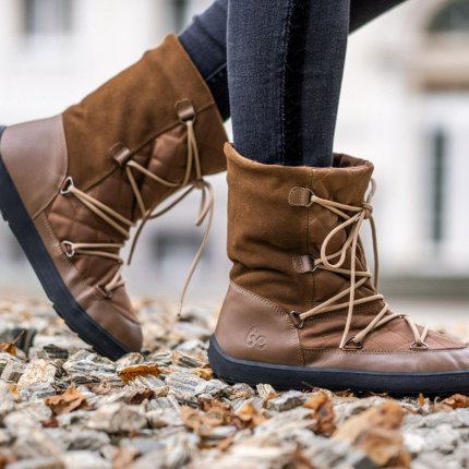 Winter Barefoot Boots Be Lenka Snowfox (Women) - Dark Brown