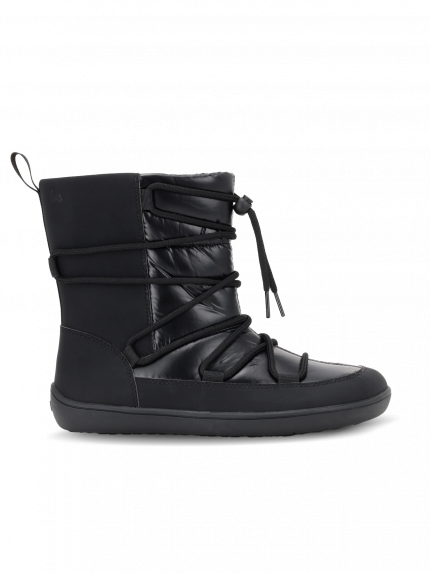 Barefoot snehule Be Lenka Snowfox Woman Vegan - Matt Black