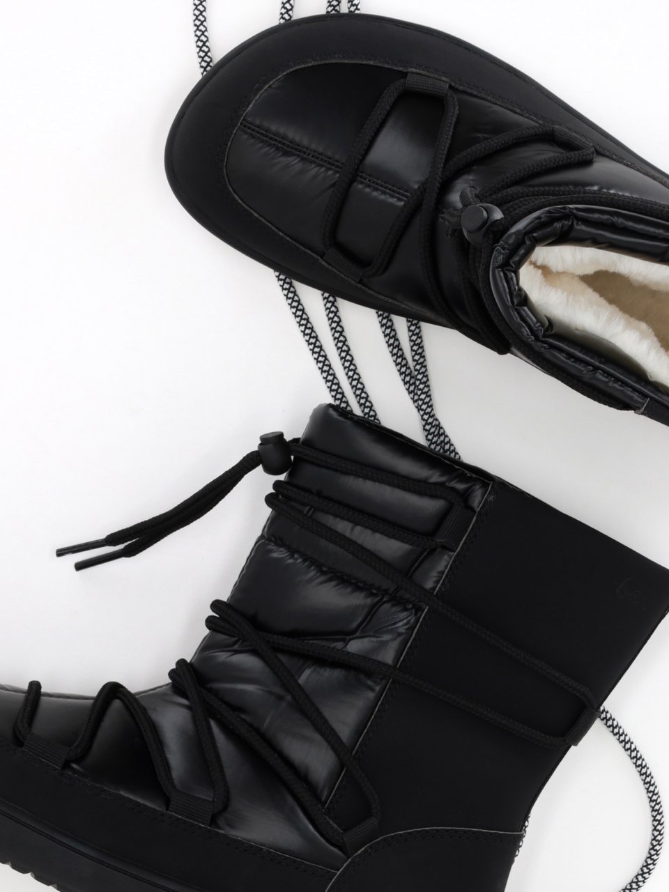 Barefoot snehule Be Lenka Snowfox Woman Vegan - Matt Black