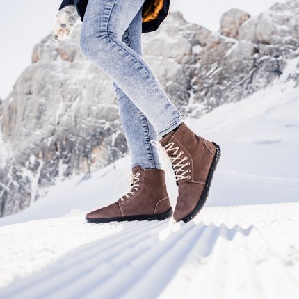 Chaussures Barefoot d'hiver Be Lenka Winter 3.0 - Chocolate