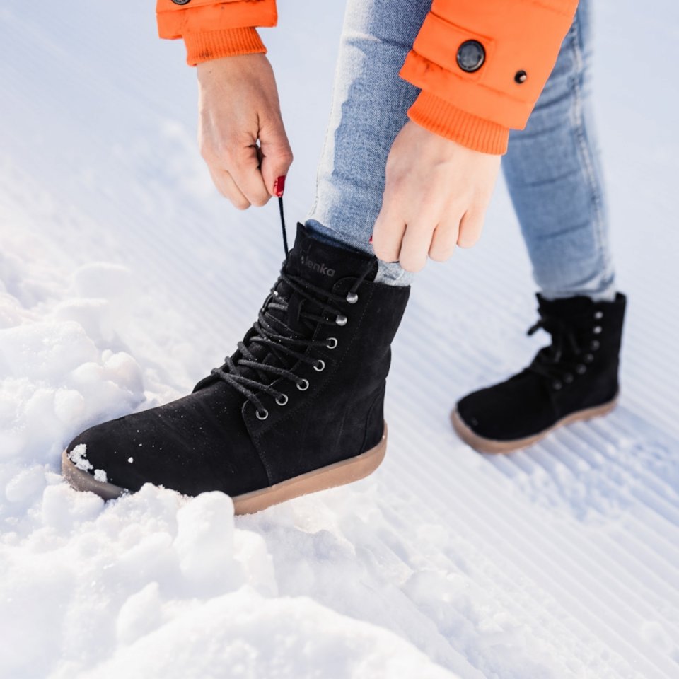 Winter Barefoot Boots Be Lenka Winter 3.0 - Matt Black